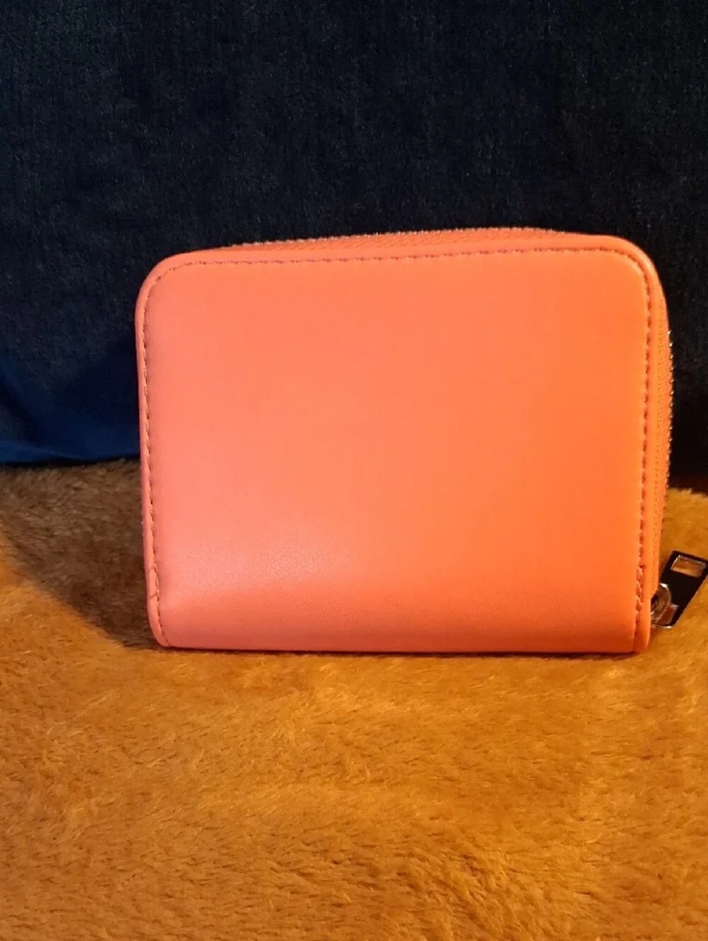 a new day Coral Zip Card Wallet